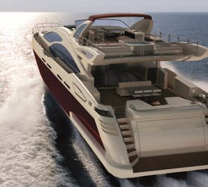 Azimut Super yacht Grande 120 SL- rear view