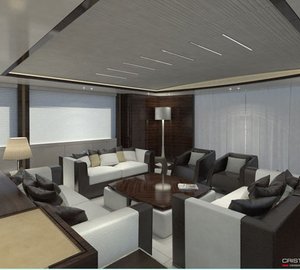 Azul superyacht - Saloon