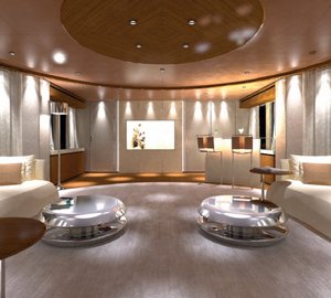 Azuro superyacht - Skylounge looking forward