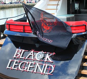 BLACK LEGEND superyacht  - aft view