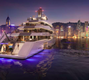 BV80 superyacht by Blohm und Voss rendering by Eidsgaard