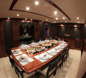 Barracuda Red Sea main saloon dining view