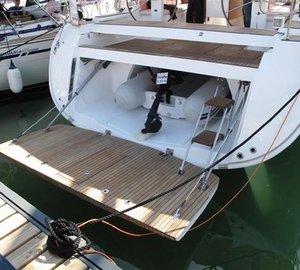 Bavaria 55 Cruiser - Dinghy Garage