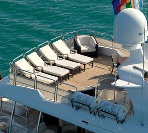 Benetti 122 Motor yacht - Sundeck from Above