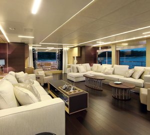 Benetti Classic Supreme 132 luxury yacht Petrus II - Salon Photo credit Thierry Ameller-001