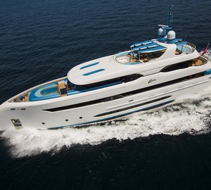 Bilgin 147 super yacht ELADA in the sea