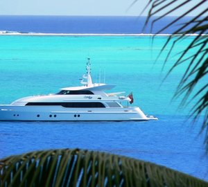 CRYSTAL LADY At anchor Tahiti