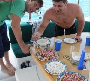 Cat AMAZING GRACE -  Enjoying the Catch of the Day