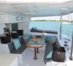 Catamaran AMURA - Aft Deck