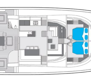 Catamaran EWHALA -  Main Deck Layout