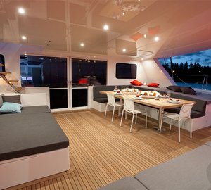 Catamaran LEVANT - Aft Deck