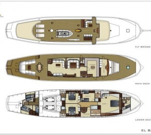 Classic Yacht El Bandido - Layout