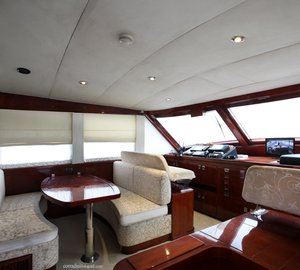 Classic Yacht HATHOR -  Helm and Dinette