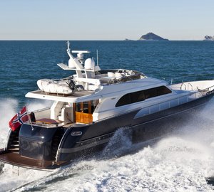 Continental II 23.00 Flybridge Yacht - aft view