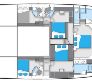 DAMRAK II - Layout Hull deck