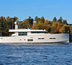 Delta 88 IPS Yacht - side view