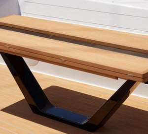 Detail aboard ALLSMOKE yacht - Image credit Southern Wind Shipyard