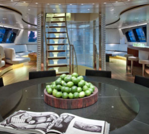 Dining Room - Panthalassa sailing yacht