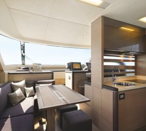 ESMERALDA OF LONDON -  Galley and Dining