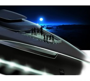 Entertainment on board of QI yacht - A 2011 Feadship Yacht Concept