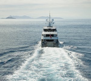 Expedition yacht CaryAli - aft view
