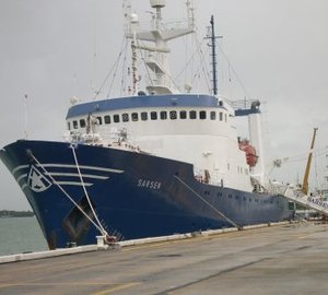 Explorer yacht Sarsen at the Wharf