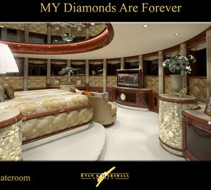 FB253 Diamonds Are Forever Superyacht Master suite