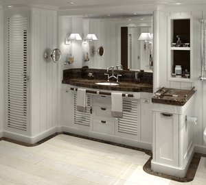 FOREVER ONE Yacht - Her Bathroom