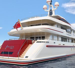 FOREVER ONE Yacht - aft view