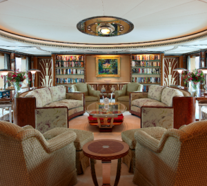 Feadship Super Yacht Lady Christine - Main Deck Lounge