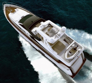 Ferretti 800 Super Yacht - View from the top