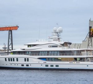 First AMELS 242 Project FREEFALL out of dock - Image credit to AMELS