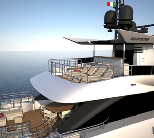 First Oceanic Yachts 140 superyacht - Fly view