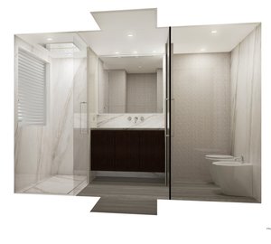 First Oceanic Yachts 140 superyacht - VIP Bathroom