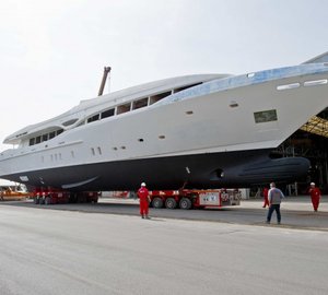 First hull of Mangusta 148 Oceano Motor yacht by Overmarine
