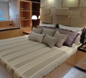 Full comfort aboard the 27.3m luxury yacht Virginia by Horizon Yachts