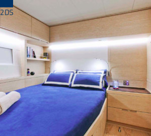Guest cabin - Superyacht Hevea