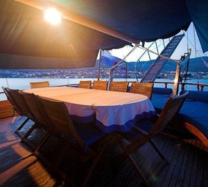 Gulet BONAVENTURA - Aft deck