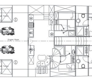 Gulet KAYA GUNERI V -  Layout