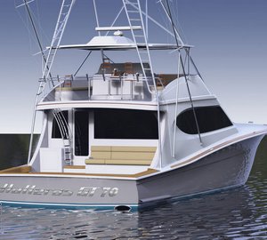 Hatteras GT70 Yacht - aft view