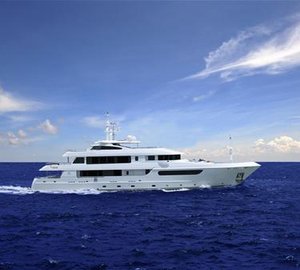 Horizon EP148 superyacht Horizon Polaris running