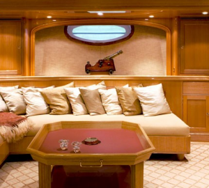 Interior of the sailing yacht Marie - Image credit Tom Nitsch Image