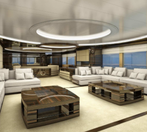 Interior of the Rodriquez 42 yacht