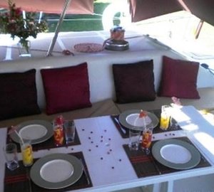 J. LE GOELAND - Aft Deck Dining