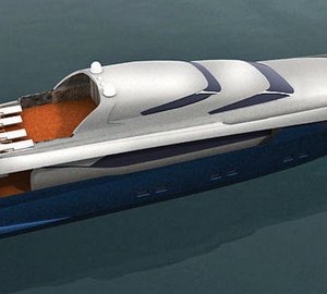 Kaiser-40 Yacht from above