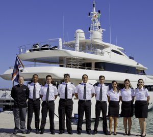 Lady Genyr Yacht with her crew