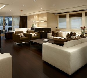 Lady L yacht interior
