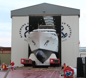 Launch of superyacht BN141