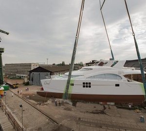 Launch of the 8th 70 Sunreef Power Yacht CLOUD