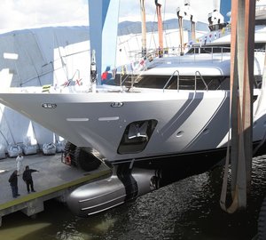 Launch of the second Crystal 140 superyacht Luna by Benetti
